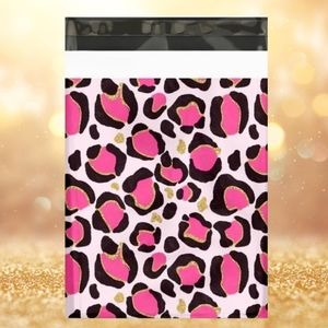 Poly Mailers Pink leopard 10x13 shipping bags, jo reviews 🐆